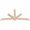 Ekena Millwork Alberta Smooth Timber Gable Bracket, Douglas Fir, 96"W x 52"H x 3 1/2"D x 5 1/2"F, 13/12 Pitch GBW096X52X0406ALB00SDF - alternate 4